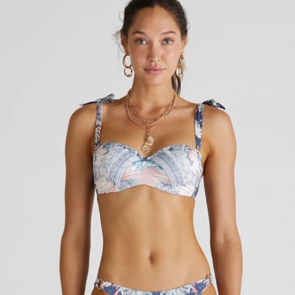 Aqua Blu Naomi Bandeau Top